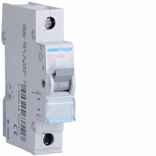 OSIGURAC AUTOMATSKI  32A, C, 1-POLNI, 10KA,  NC132,   HAGER
