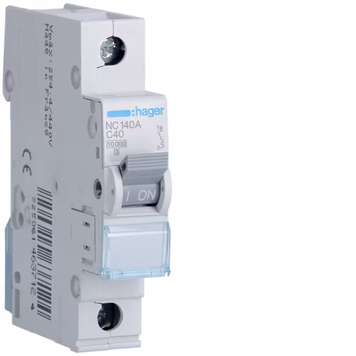 OSIGURAC AUTOM.  40A, 1-POL, C, 10KA,  NC140,   HAGER