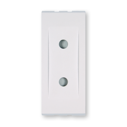 PRIKLJUCNICA DVOPOLNA - ITAL. 10A 250V 1M 10/A BIJELA, PP652.0 ,  ALING-CONEL