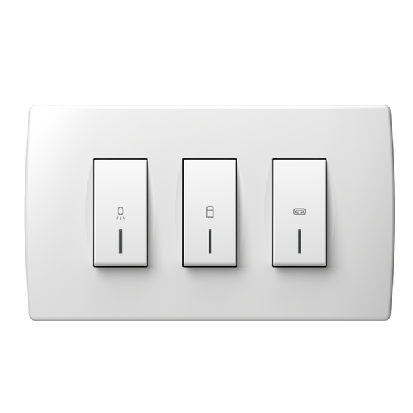 INDIKATOR UNIVERZALNI BIJELI 3X20A, CM25PWOS, TEM