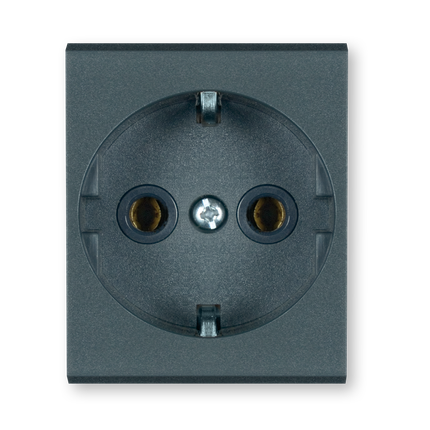 PRIKLJUCNICA DVOPOLNA 16A 250V 2M ANTRACIT,  651.A,   ALING MODE