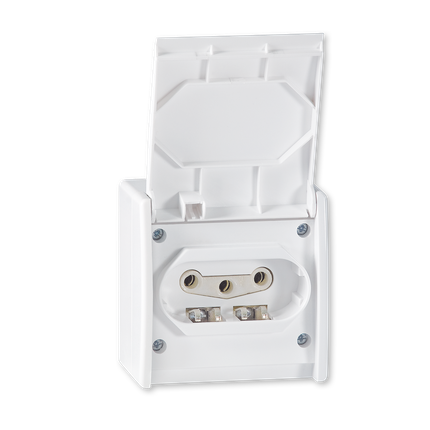 PRIKLJUCNICA TROPOLNA OG POWER PLASTICN IP44, BIJELA,  2431.00,   ALING-CONEL